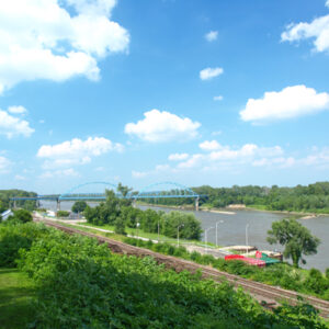 Missouri River at Leavenworth, Kansas