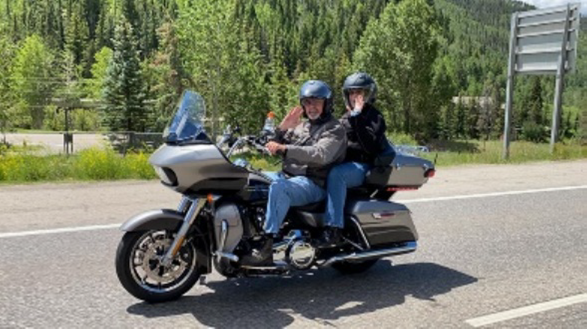 Joe and his wife traveling through Colorado.